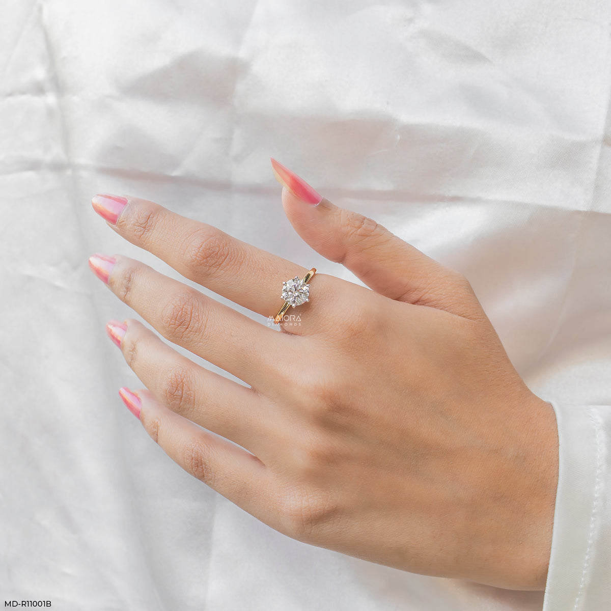 2 Carat Classic Solitaire & Double Pave Band Set