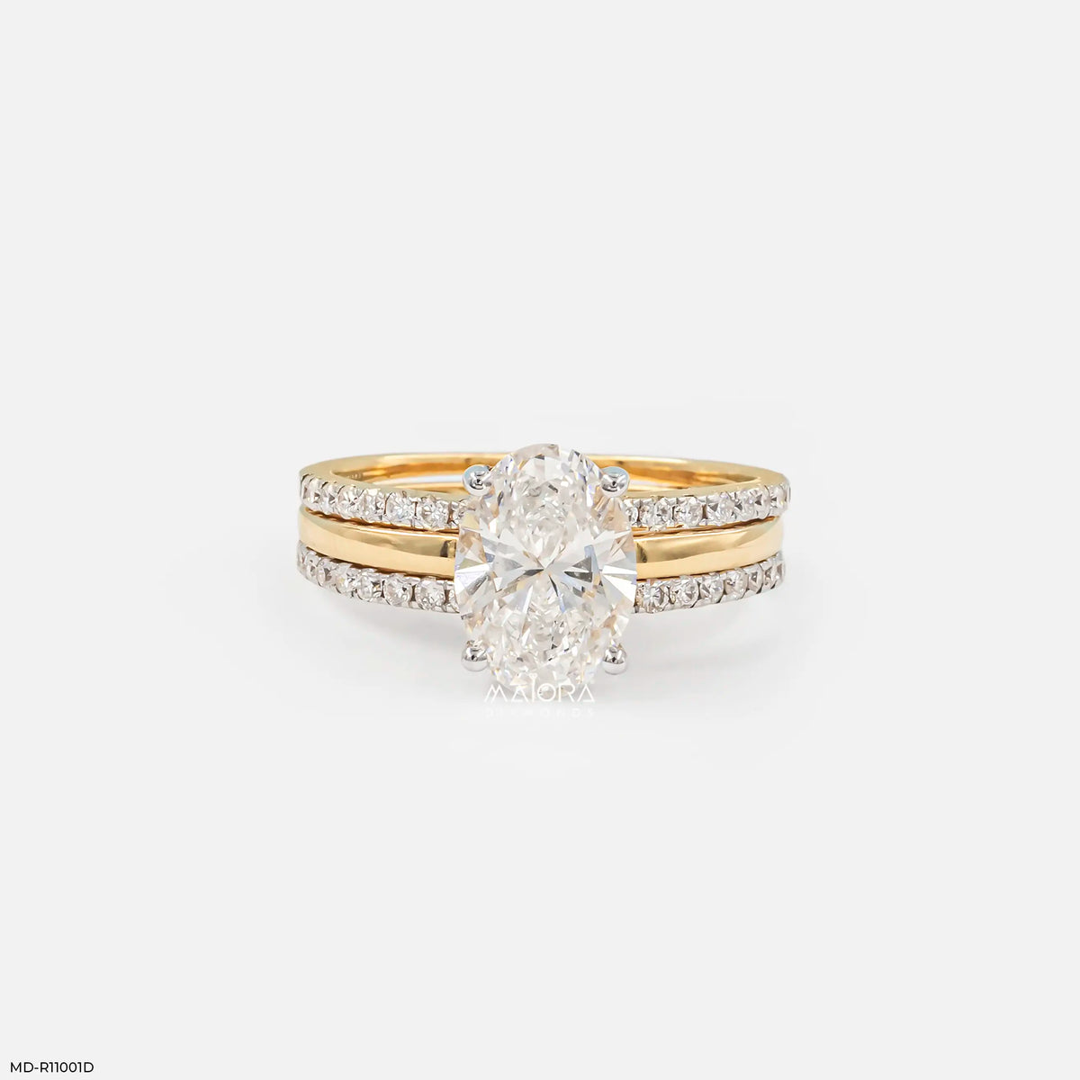 Meridian Oval Solitaire Diamond Ring