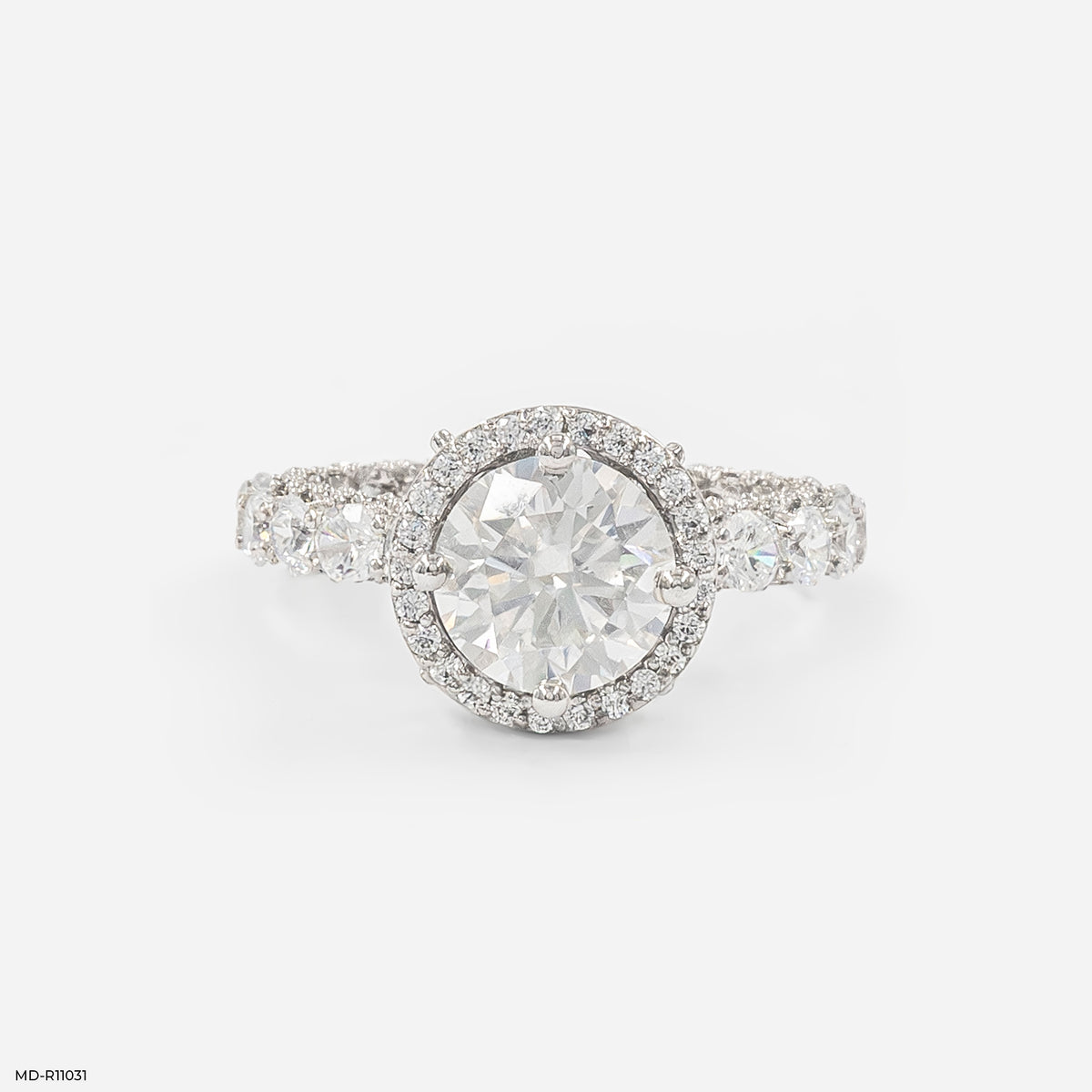 The Starlight Halo Ring