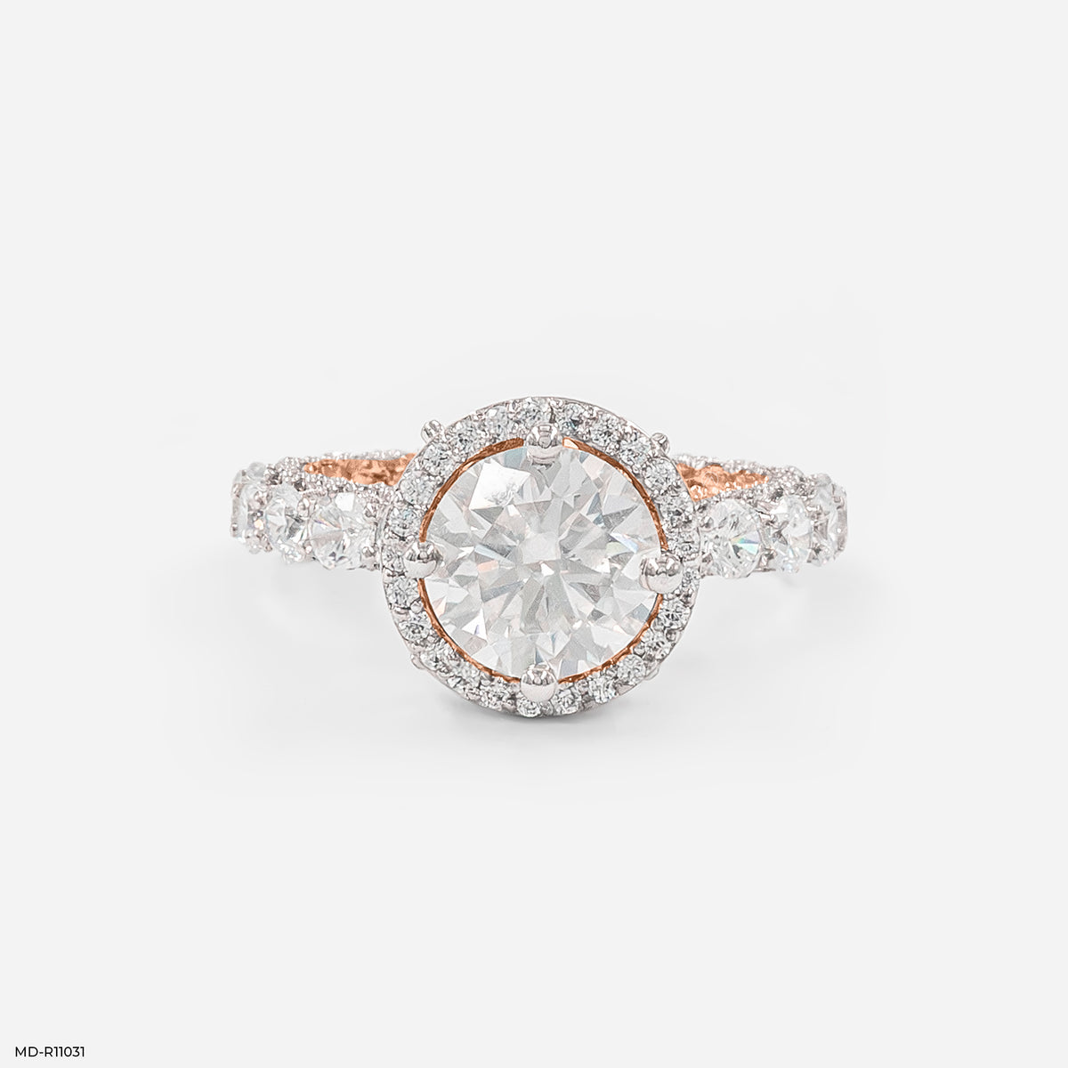 The Starlight Halo Ring