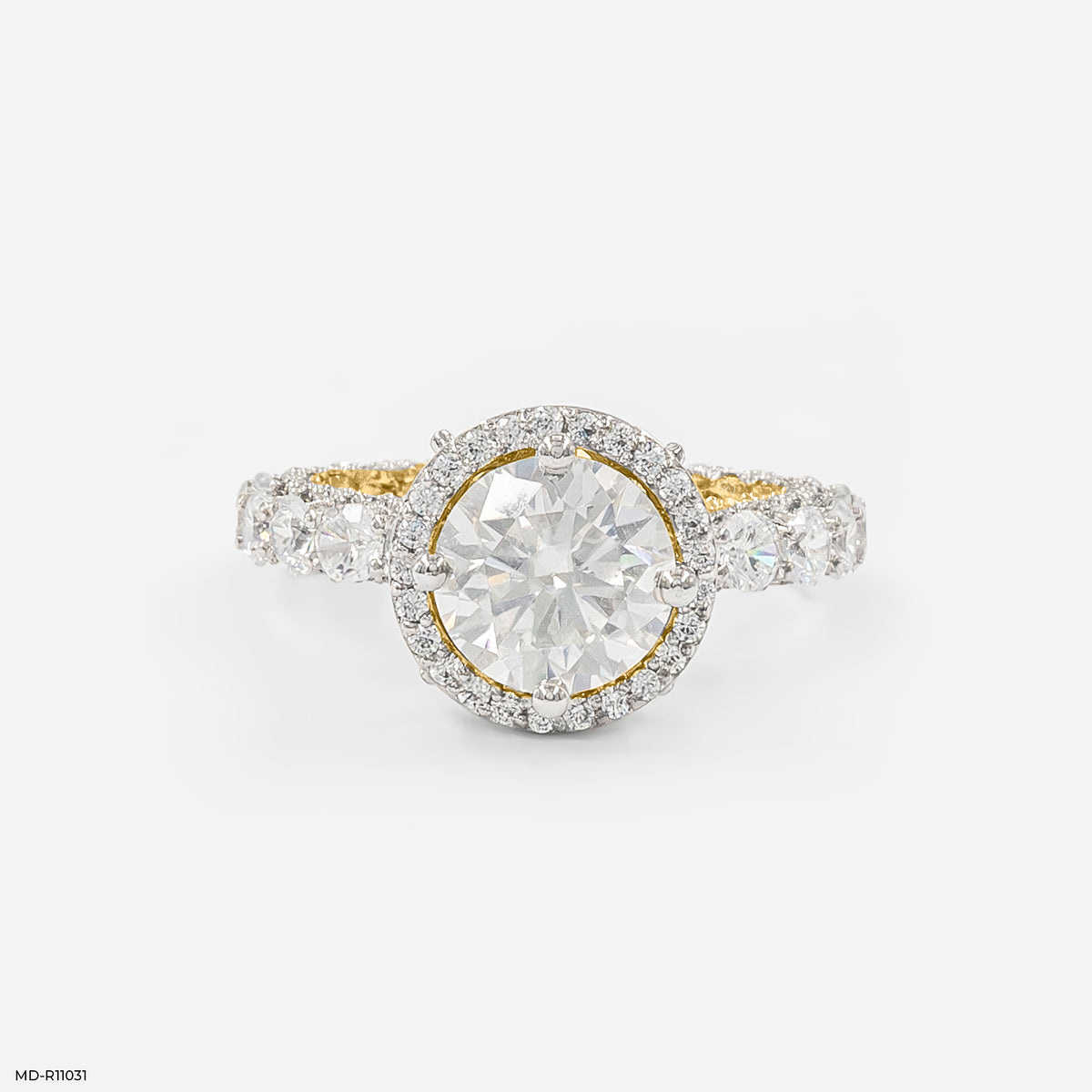The Starlight Halo Ring