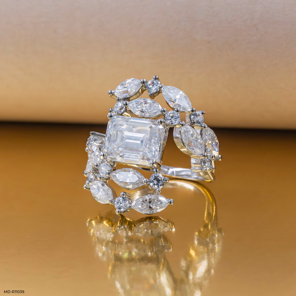 The Marquise Crest Ring