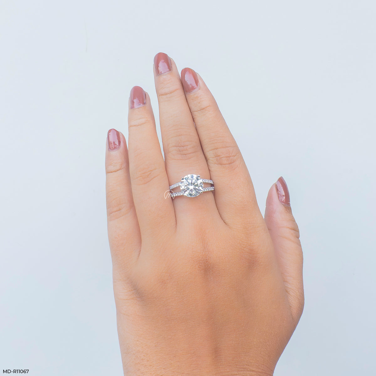 Embrace Round Solitaire Ring