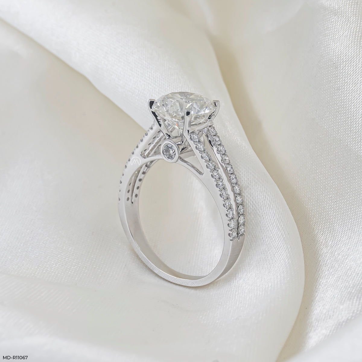 Embrace Round Solitaire Ring