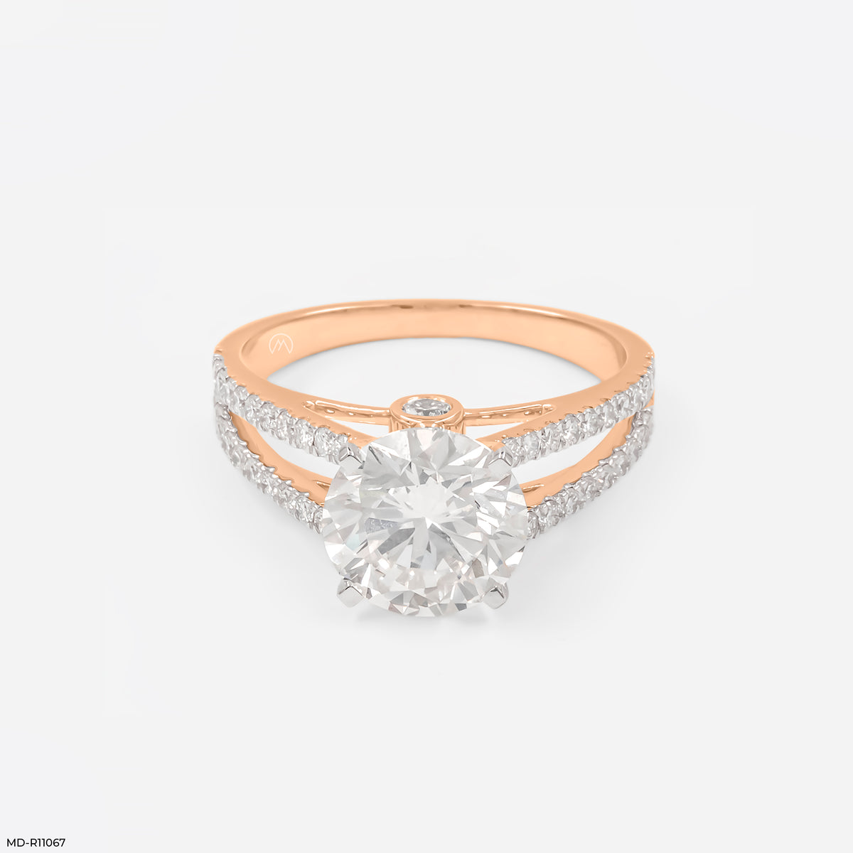 Embrace Round Solitaire Ring