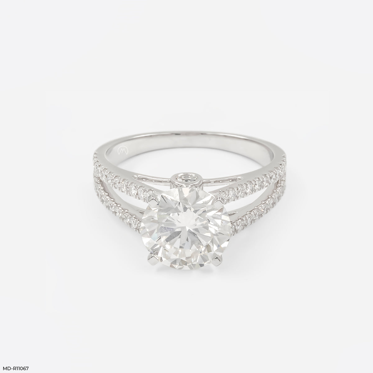 Embrace Round Solitaire Ring
