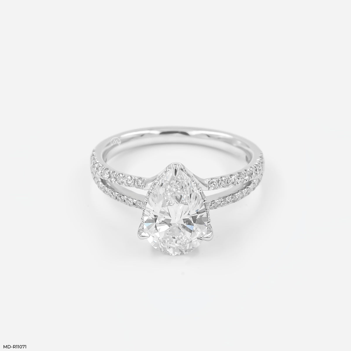 Dual Stream Pear Ring