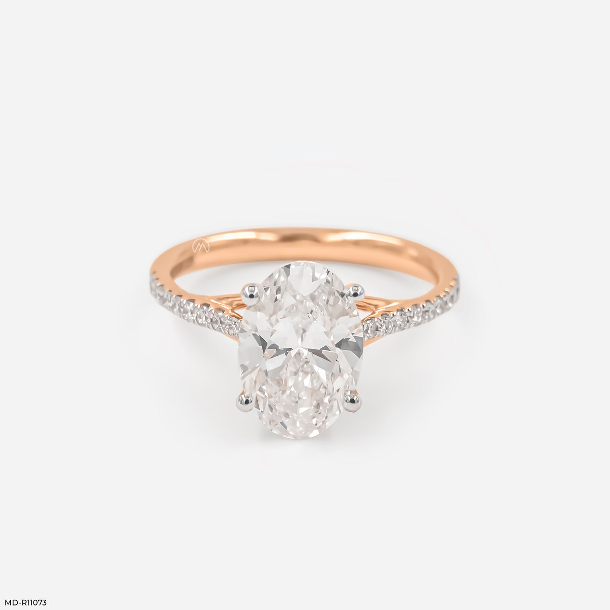 Luminous Oval Path Ring
