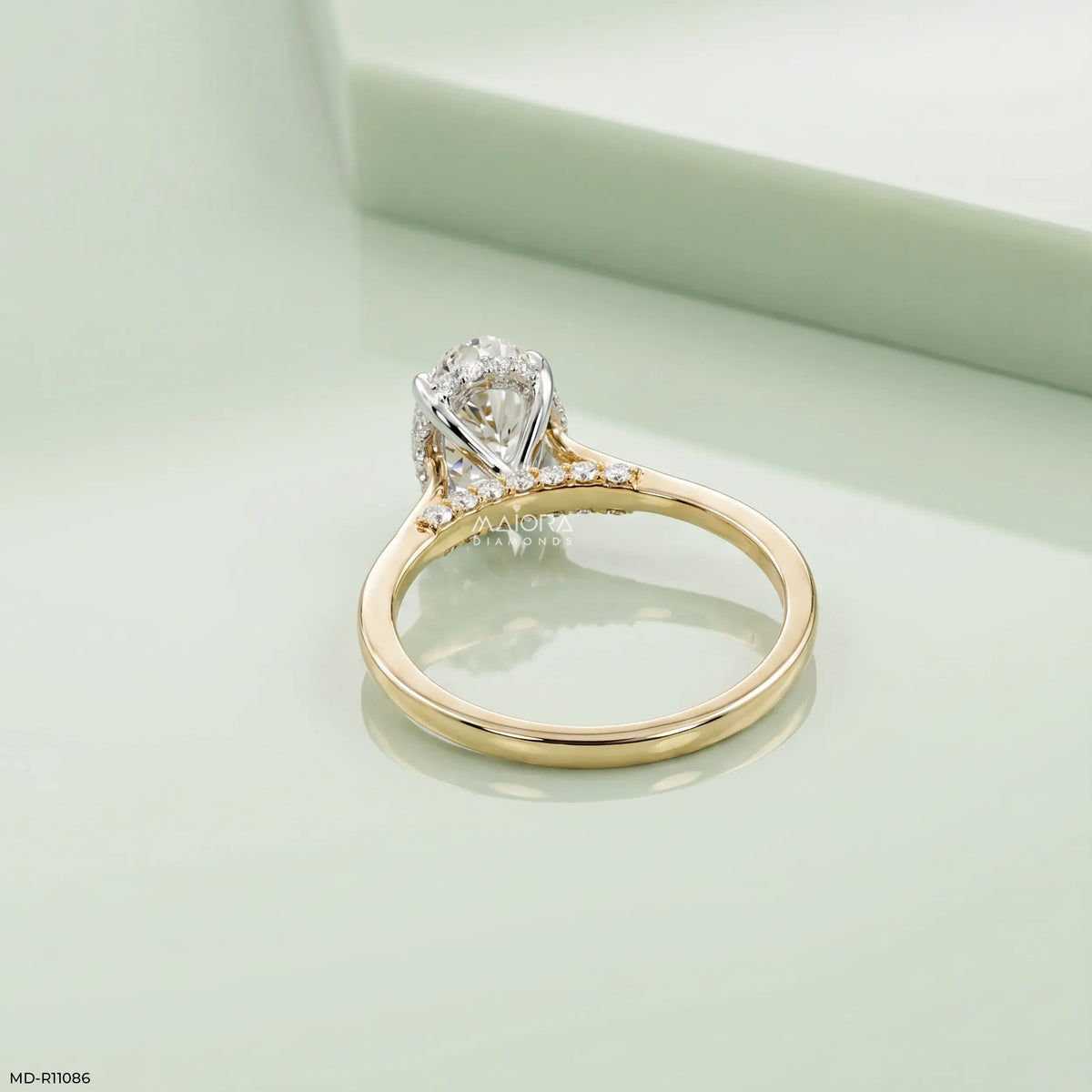 1.90 Carat Stellaris Oval Lab Diamond Solitaire Ring