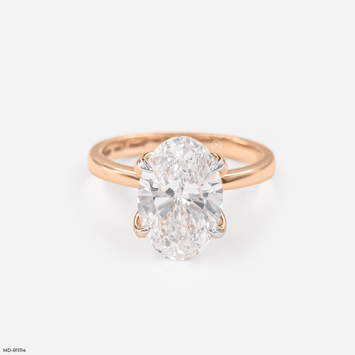 The Majestic Oval Solitaire Ring