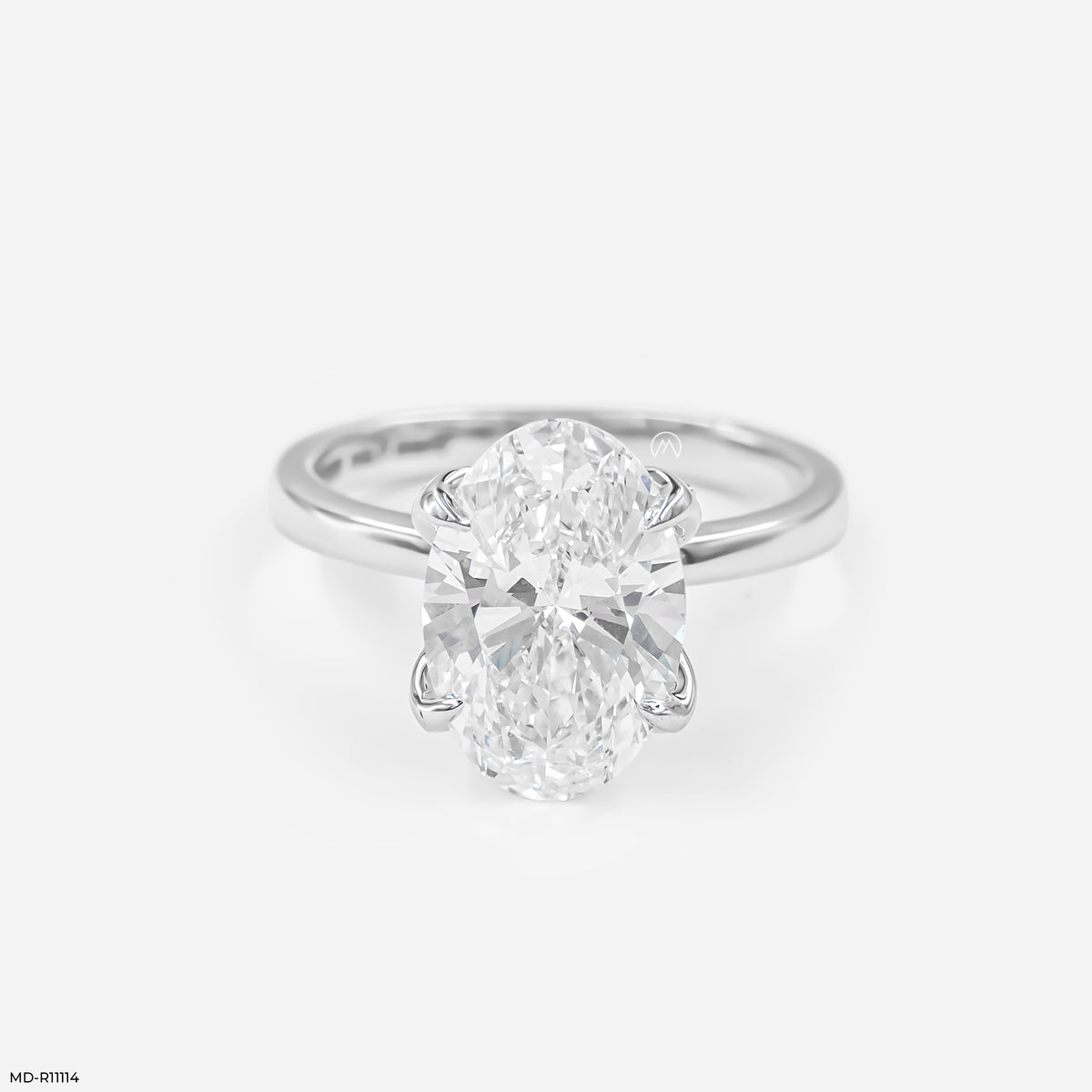 The Majestic Oval Solitaire Ring