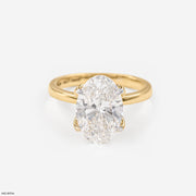 The Majestic Oval Solitaire Ring