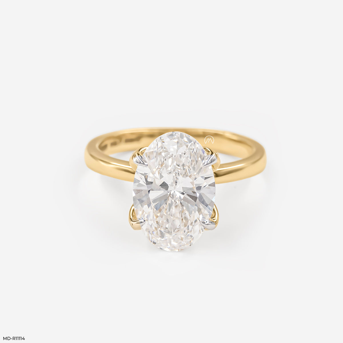 The Majestic Oval Solitaire Ring
