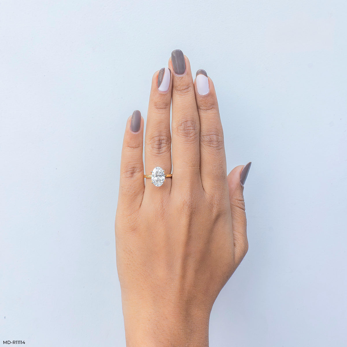 The Majestic Oval Solitaire Ring