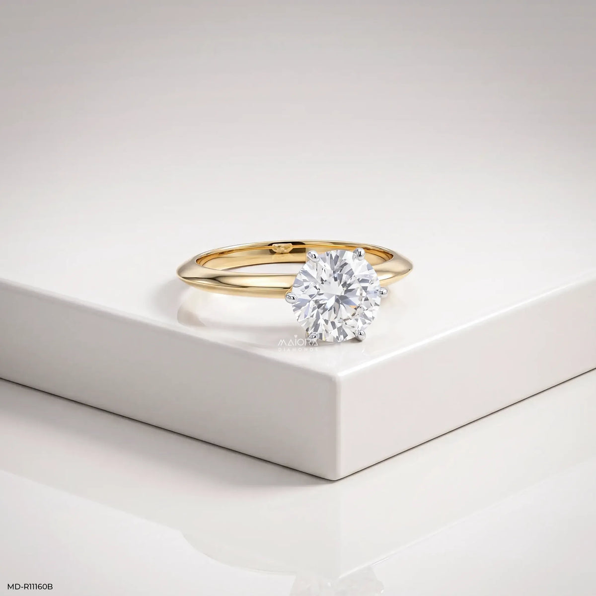 2.05 Carat Dynasty Round Solitaire Diamond Ring