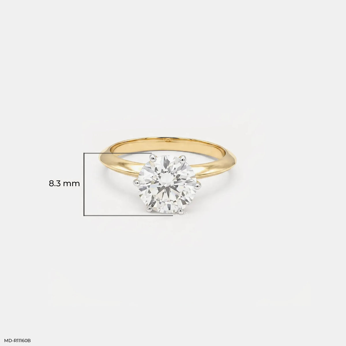 2.05 Carat Dynasty Round Solitaire Diamond Ring