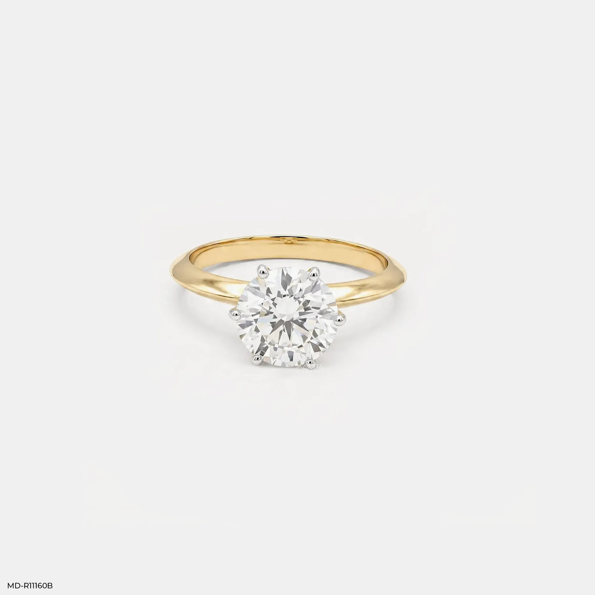 2.05 Carat Dynasty Round Solitaire Diamond Ring