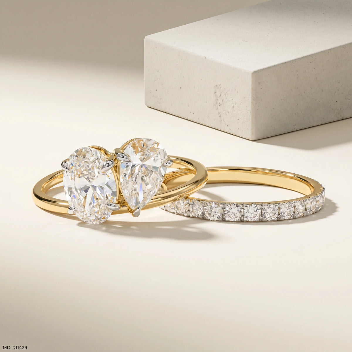 Twin Bond Toi Et Moi Diamond Ring