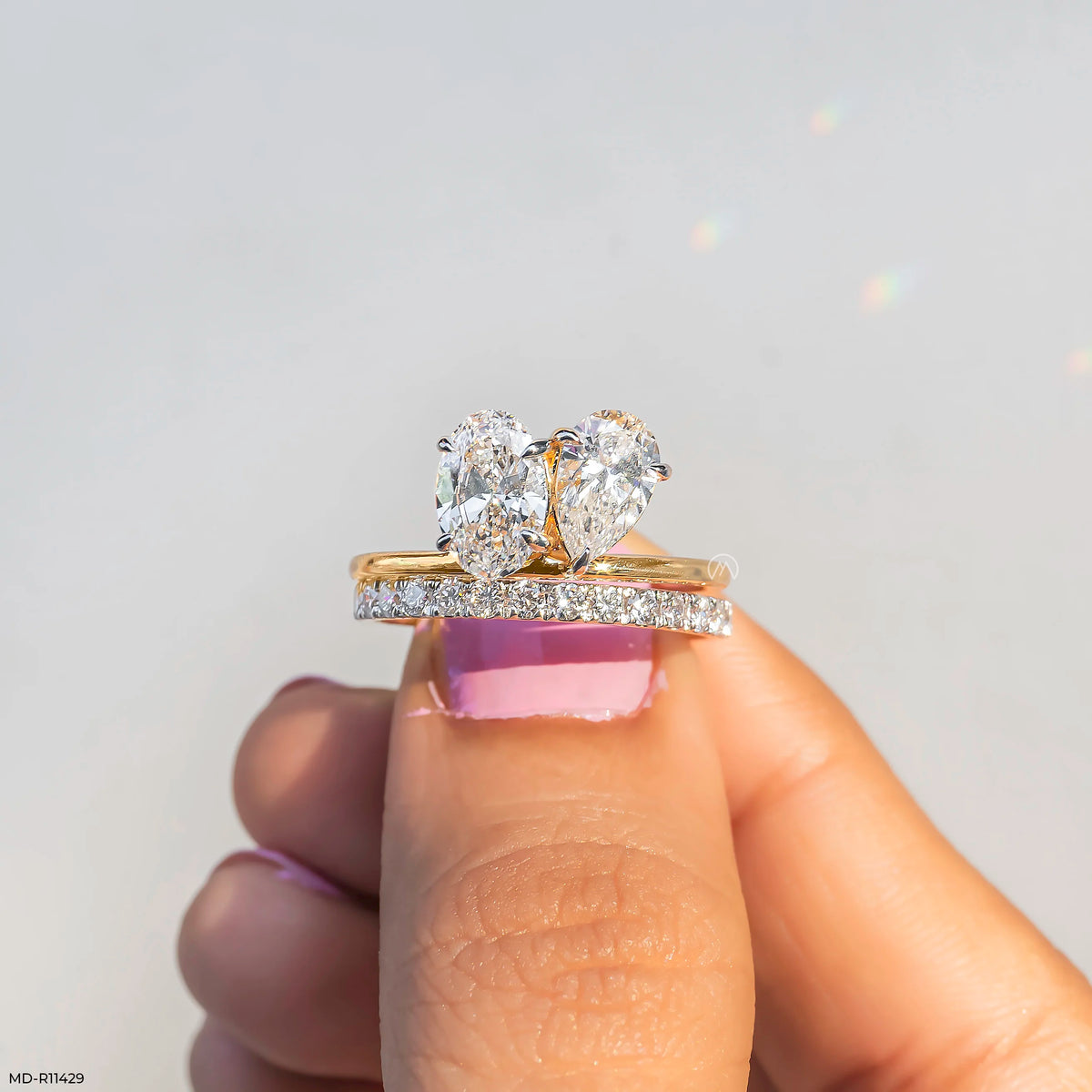 Twin Bond Toi Et Moi Diamond Ring