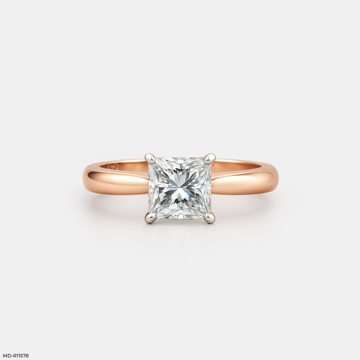 Princess Cut Solitaire Engagement Ring