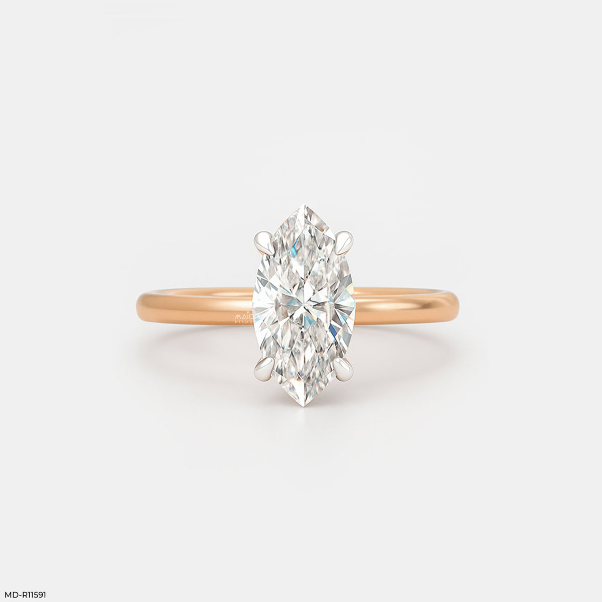 Solitaire Marquise Ring