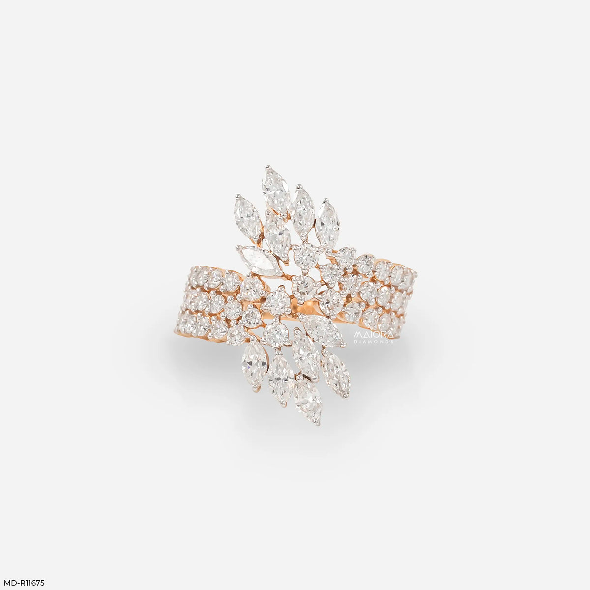 Celestial Sweep Cocktail Diamond Ring