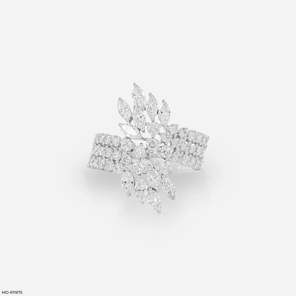 Celestial Sweep Cocktail Diamond Ring