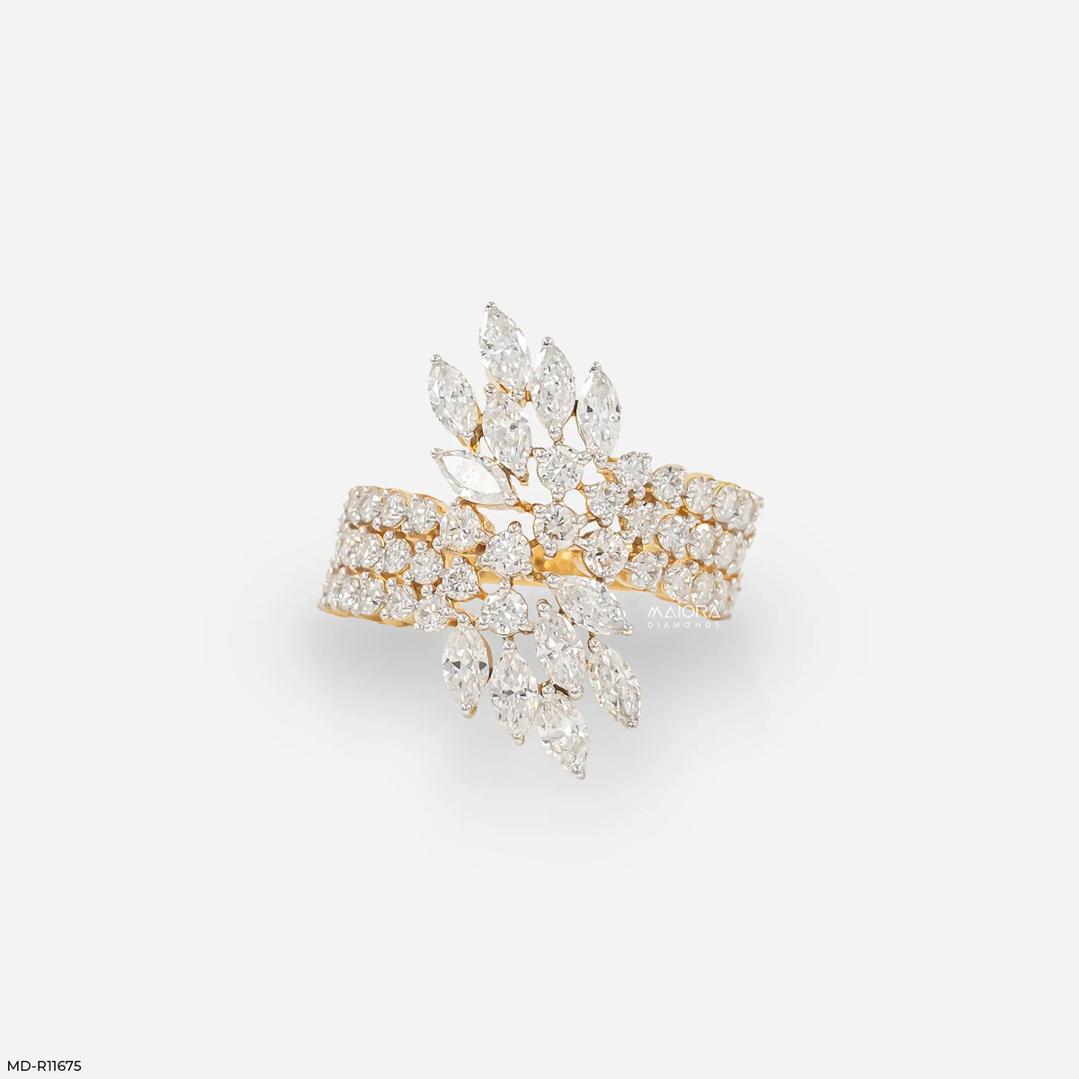 Celestial Sweep Cocktail Diamond Ring