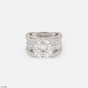 Velora Solitire Diamond Band Ring
