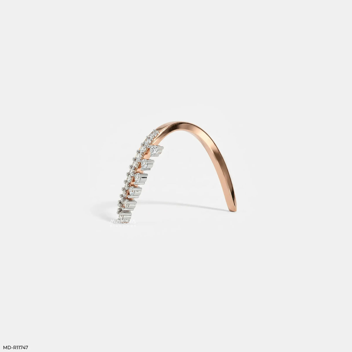 Dazzling Celestial Arc Diamond Ring