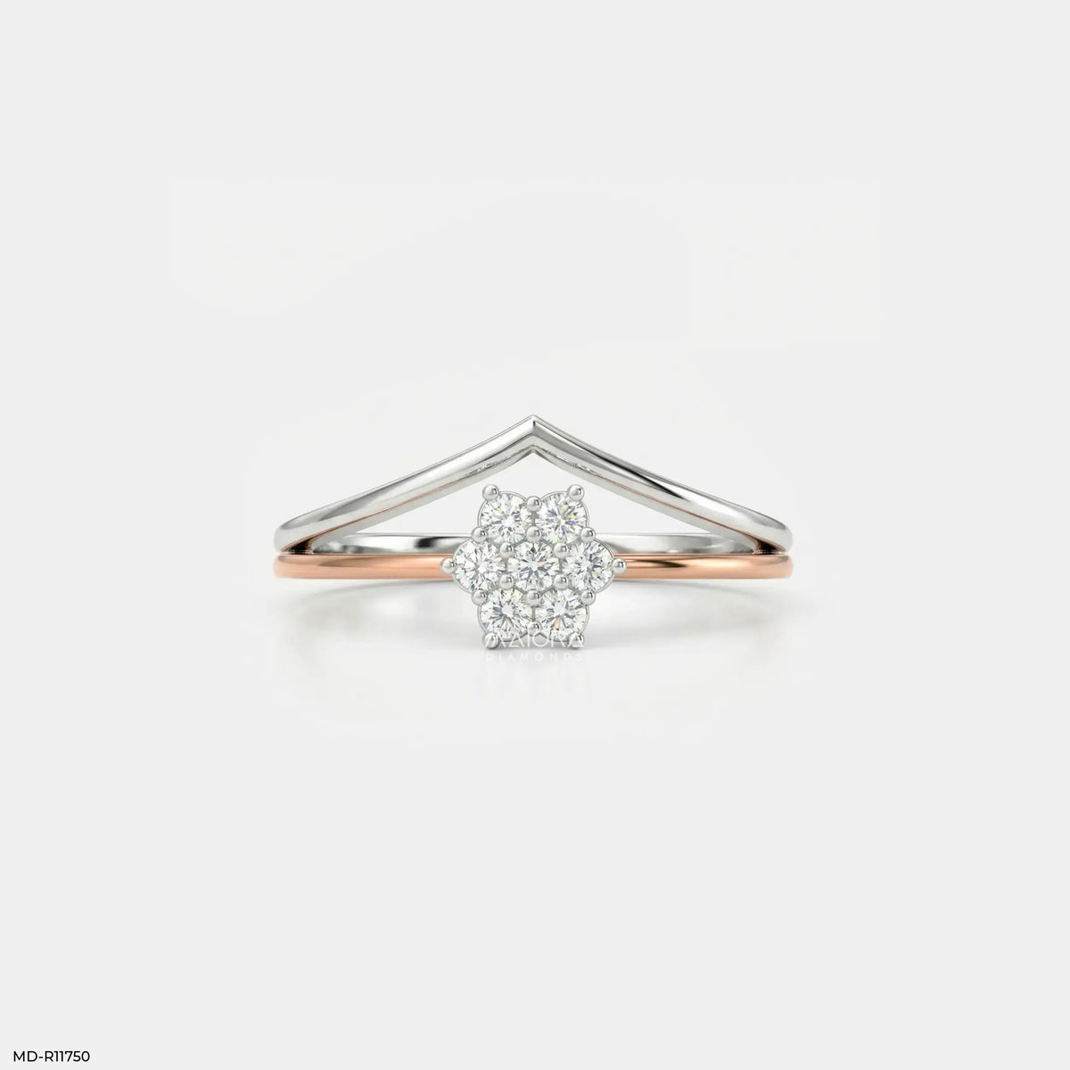 Arrow Cluster Vanki Diamond Ring