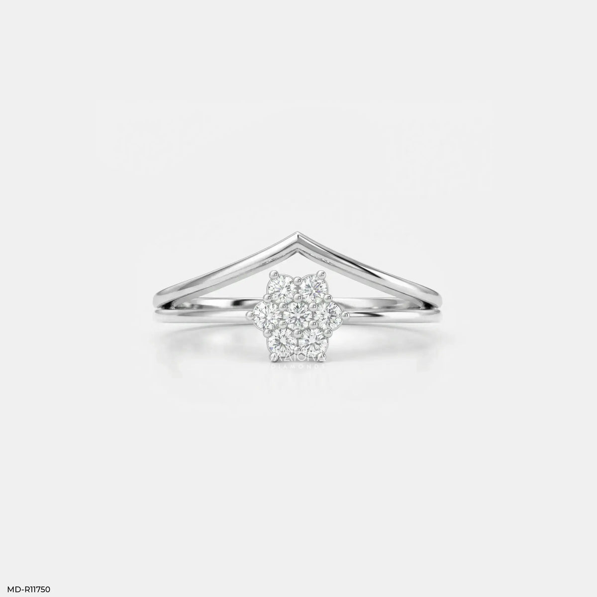 Arrow Cluster Vanki Diamond Ring