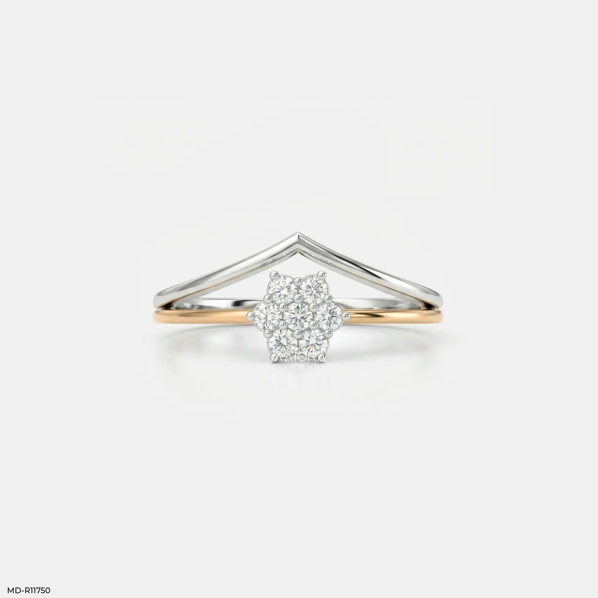 Arrow Cluster Vanki Diamond Ring