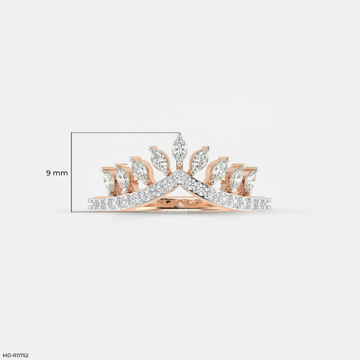 Marquise Crown Vanki Diamond Ring
