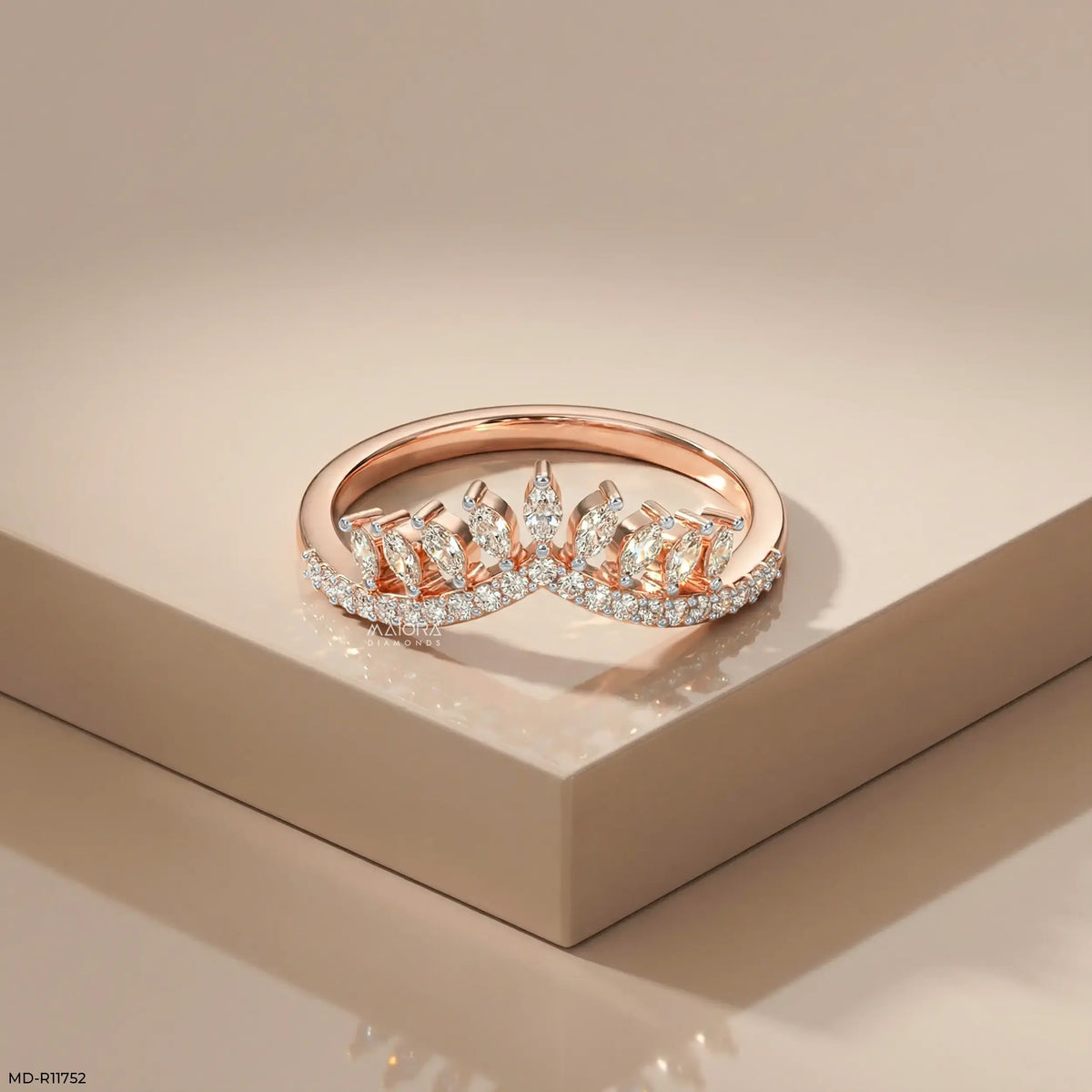 Marquise Crown Vanki Diamond Ring