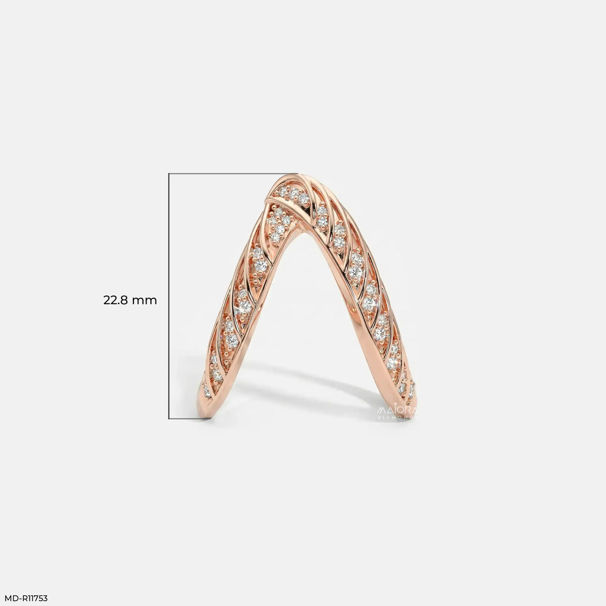 Crossover Cells Pave Vanki Diamond Ring