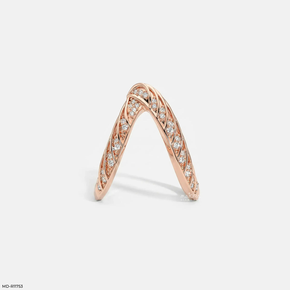 Crossover Cells Pave Vanki Diamond Ring