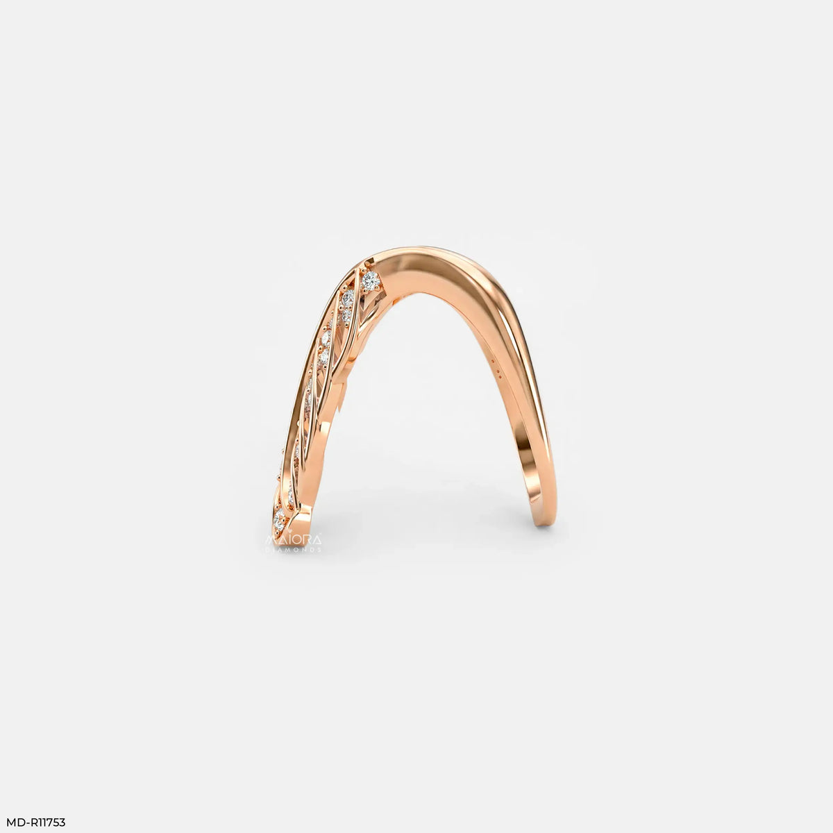Crossover Cells Pave Vanki Diamond Ring