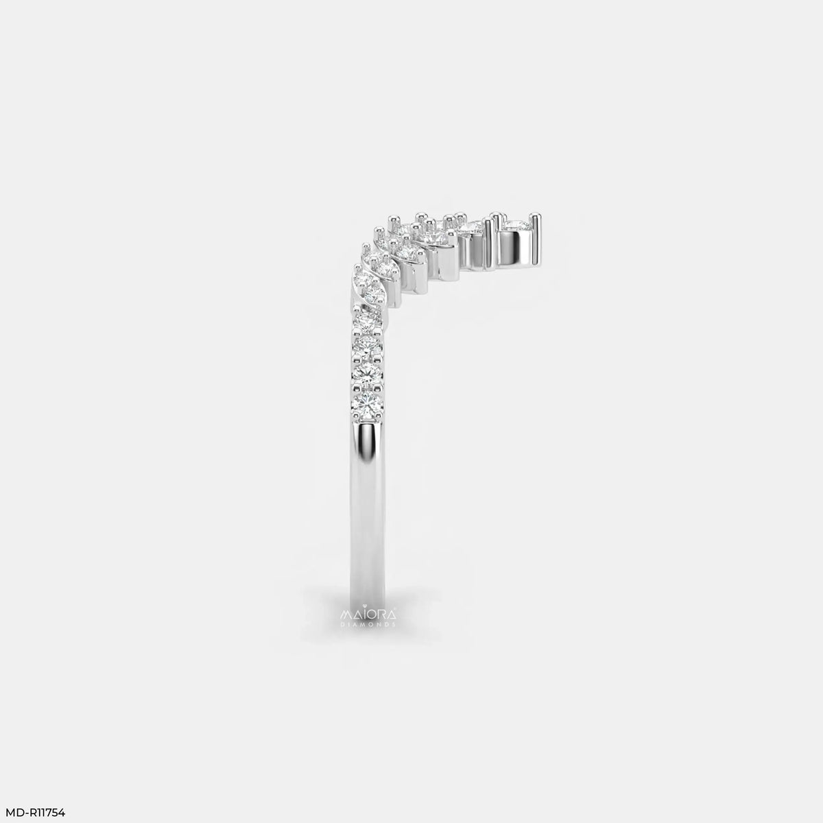 Glacier Fusion Fern Vanki Diamond Ring