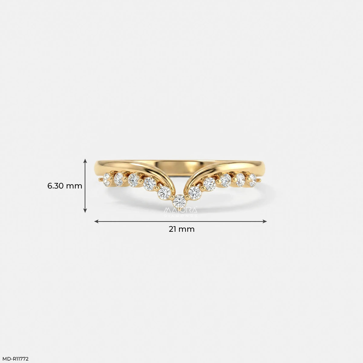 Sweep Bridge Vanki Diamond Ring