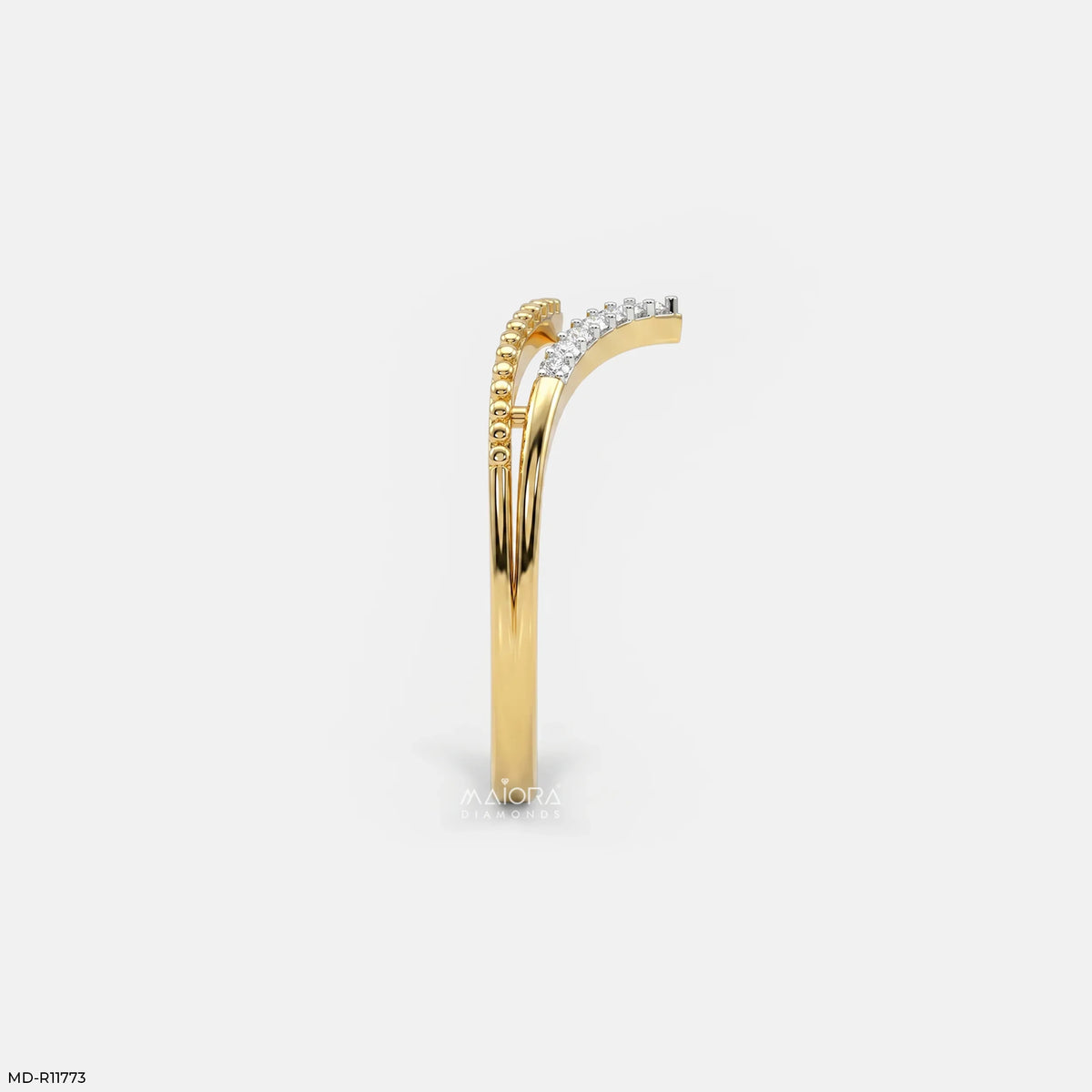 Doublet Aero Arc Vanki Diamond Ring