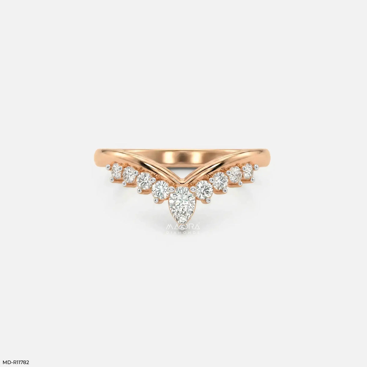 Petal Wave Vanki Diamond Ring