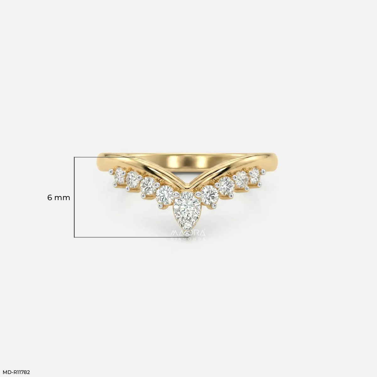 Petal Wave Vanki Diamond Ring