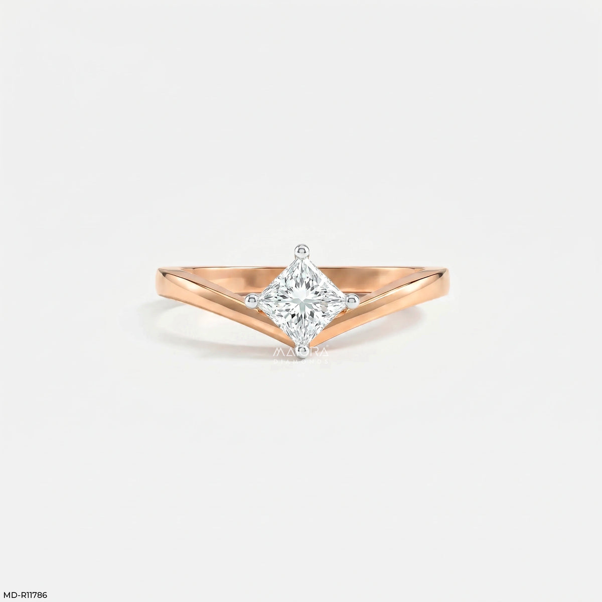 Regent Princess Solitaire Vanki Diamond Ring