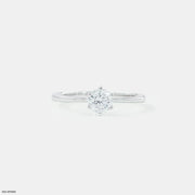 Shiney Round Solitaire Diamond Ring