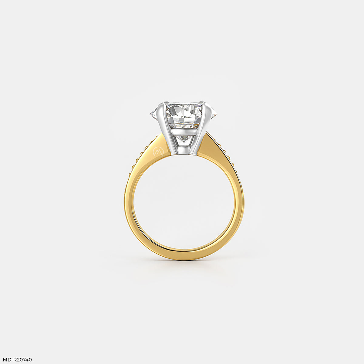 Heart-Shaped Diamond Solitaire Ring