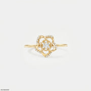 Winter Flower Diamond Ring