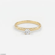 Simple Round Diamond Ring