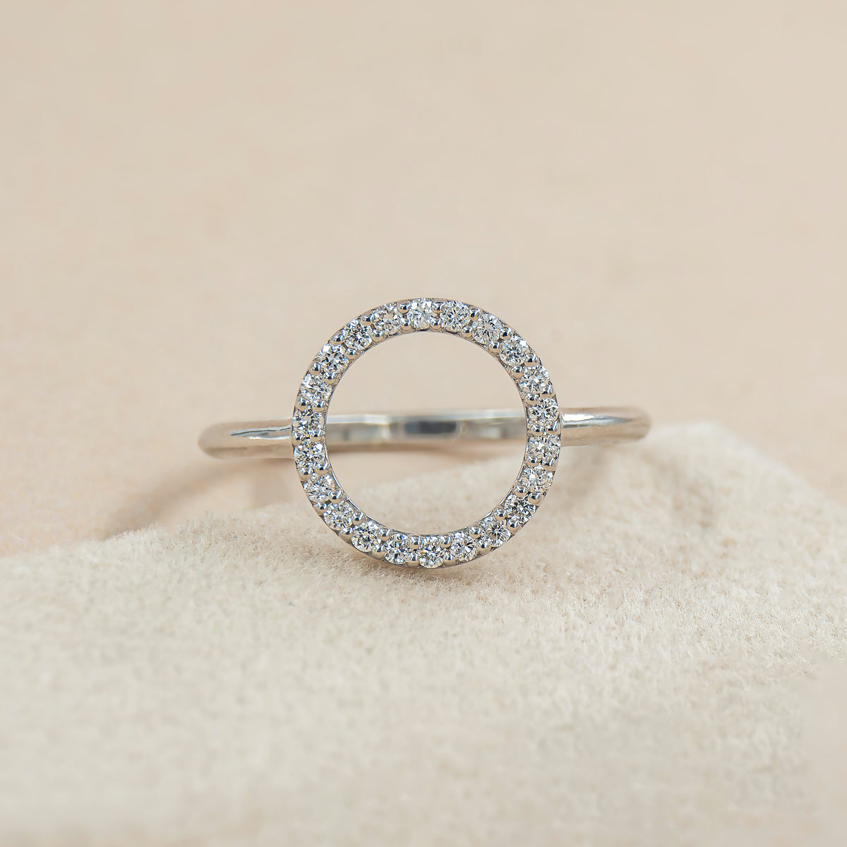 Lab Diamond Halo Dream Ring