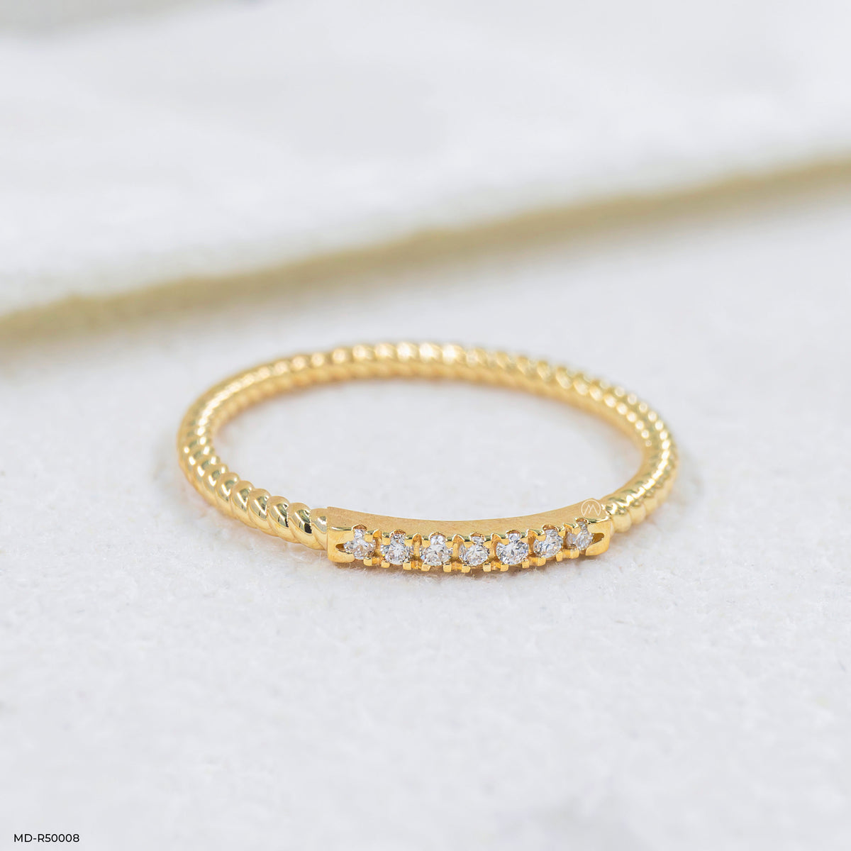Seven Sparkles Lab Diamond Ring